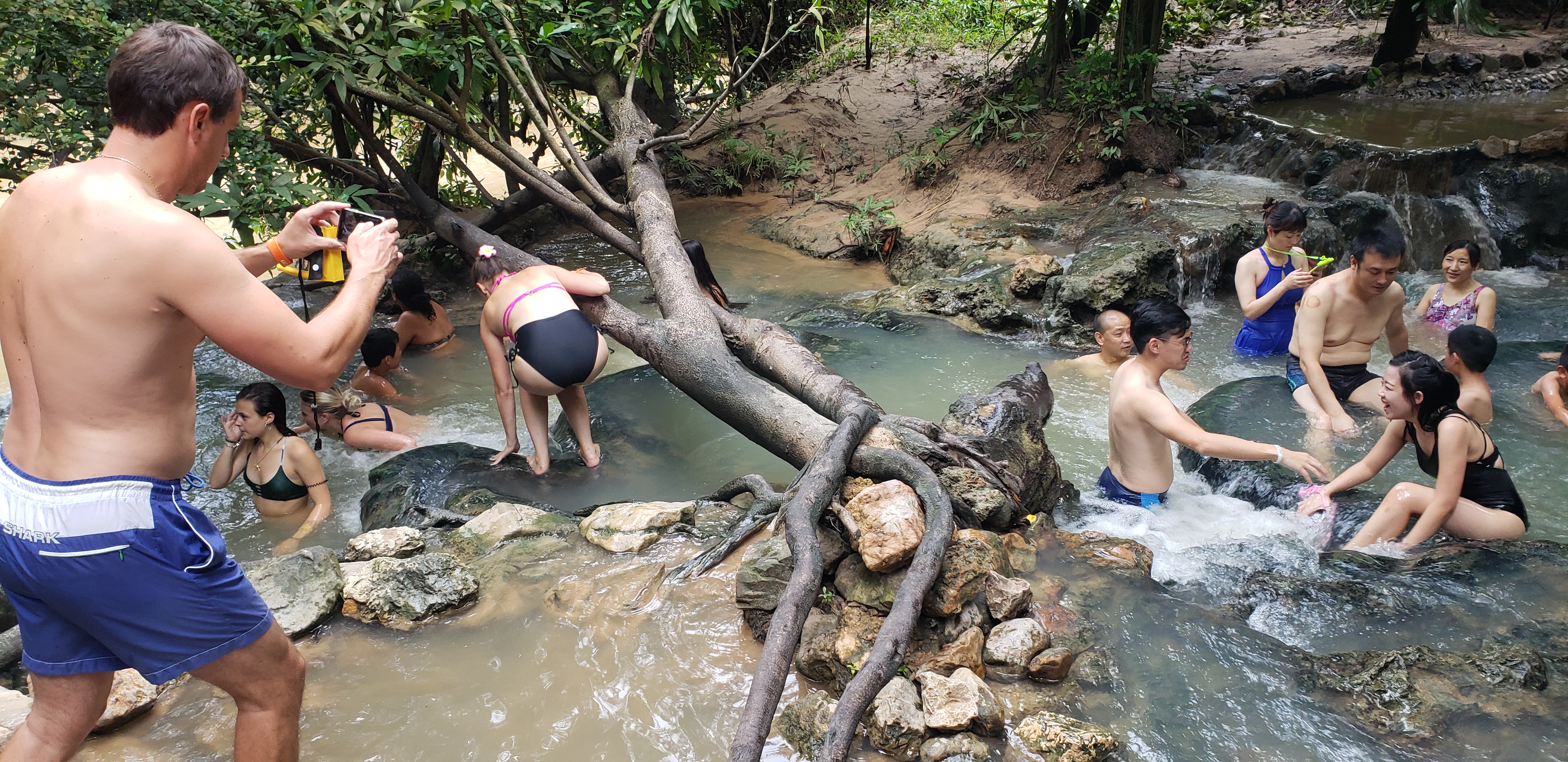 《泰国甲米府自由行-第四天-翡翠池、温泉、皮划艇》